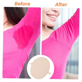 Baluue 4 Pairs Cotton Underarm Pads Absorbent Soft Reusable Anti-perspiration Stickers Men Women Summer