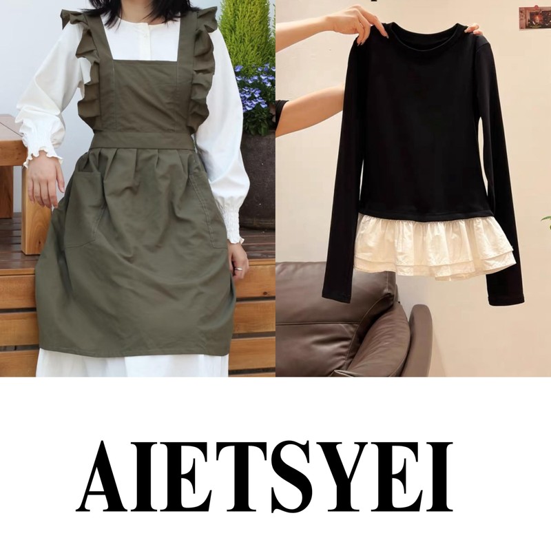 AIETSYEI - Cinta verde con volantes de 3 pulgadas de