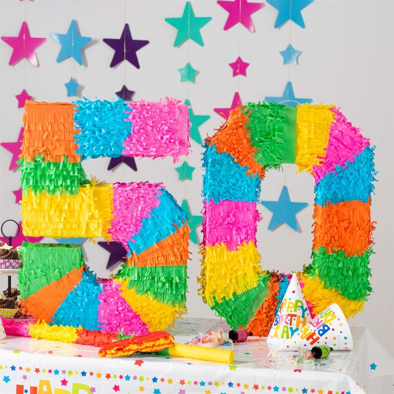 Fax Potato Pinata Set with Stick & Blindfold - 50th