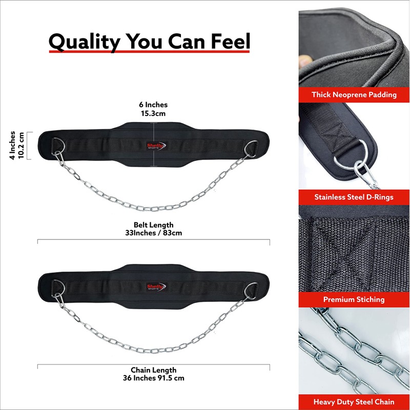 Dip Belt Weight Lifting Dipping Belt Body Building Dip Chain