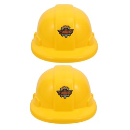 FOYTOKI 2pcs Simulation Engineering Use Hat Hard Hat Kids Helmet Toy Kids Decorative Hats Child Earth Tones