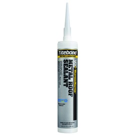 Titebond WeatherMaster Metal Roof Sealant 63991 Crystal Clear 10.1-Oz