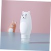 NOLITOY 1set Portable Cartoon Dispenser Bottles for Lotion and Shampoo