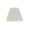 Aspen Creative 33121-2 Small Pleated Empire Shape Chandelier Clip-On Lamp