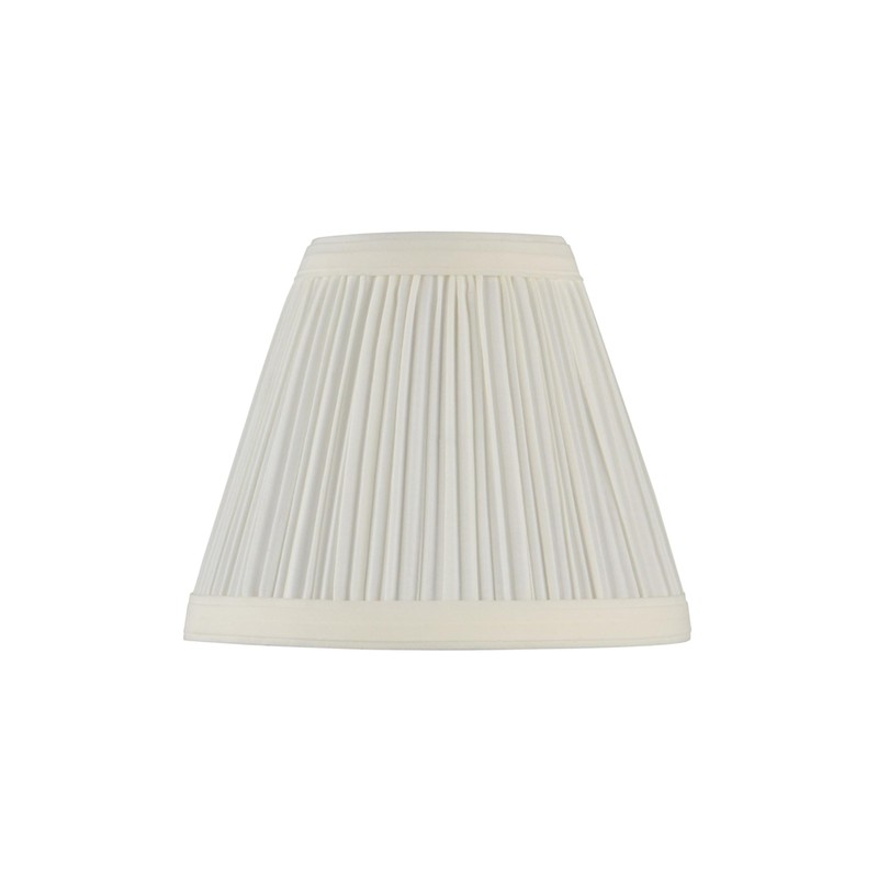 Aspen Creative 33121-2 Small Pleated Empire Shape Chandelier Clip-On Lamp