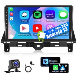 SIXWIN Android 13 Car Stereo for Honda Accord 2008 2009 2010 2011 2012 2013 10.1 Inch Touch Screen 2G+32G CarPlay Android Auto Car Radio Bluetooth GPS Navigation WiFi FM SWC Backup Camera MIC