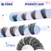 Mega Lash Clusters Kit 300D Thick 12-25mm Volume Cluster Eyelash
