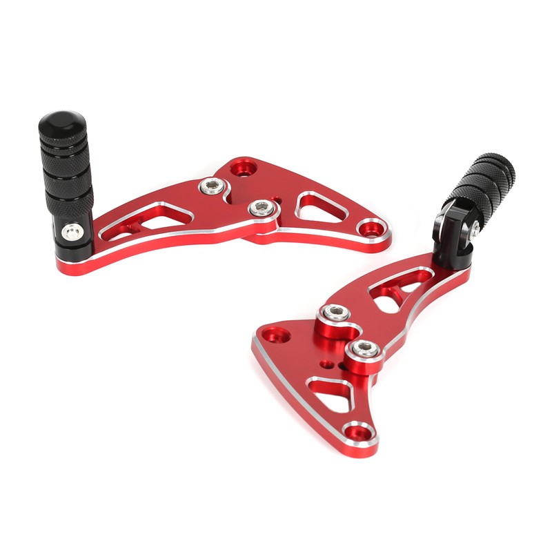 3D Engrave Foldable CNC Rear Passenger Footrest Foot Pedal Pegs