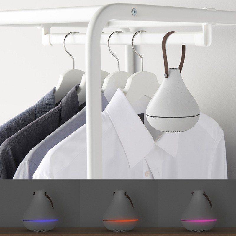 White ABS Mini Portable USB Charging Aromatherapy Essential Oil Diffuser