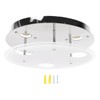 Ceiling Light Modern GU10 Bulb Socket Round Flush Mount Ceiling