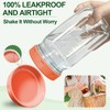 4 Pack Glass Salad Jars with Lids,32oz Mason Jars for