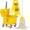 Simpli-Magic Side Press Wringer Combo Commercial Mop Bucket on Wheels,