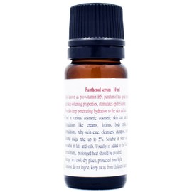 Panthenol Serum 10 ml - Skin and Hair Care Formulations such as Creams, Lotions, After Sun Formulations, Baby Skin Care, Cleansers, Shampoos, Conditioners