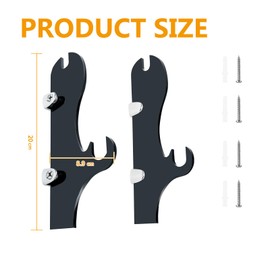 duozoanz Katana Sword Holder Wall Katana Stand Katana Decoration Katana Holder Wall Katana Sword Holder Lightsaber Sword Holder Wall Decoration Black