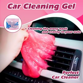 x xotic tech 2 Pack Car Cleaning Gel Detailing Putty Auto Detail Tools Car Interior Cleaner Slime Car Accessories Automotive Kits Keyboard Cleaner Pink/NT WT: 5.6 oz (160 gr)