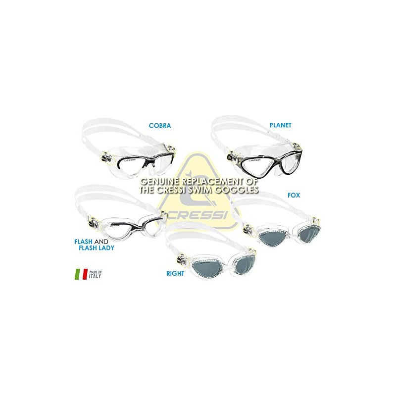 Cressi Buckles (Pair) for Diving / Snorkelling Mask