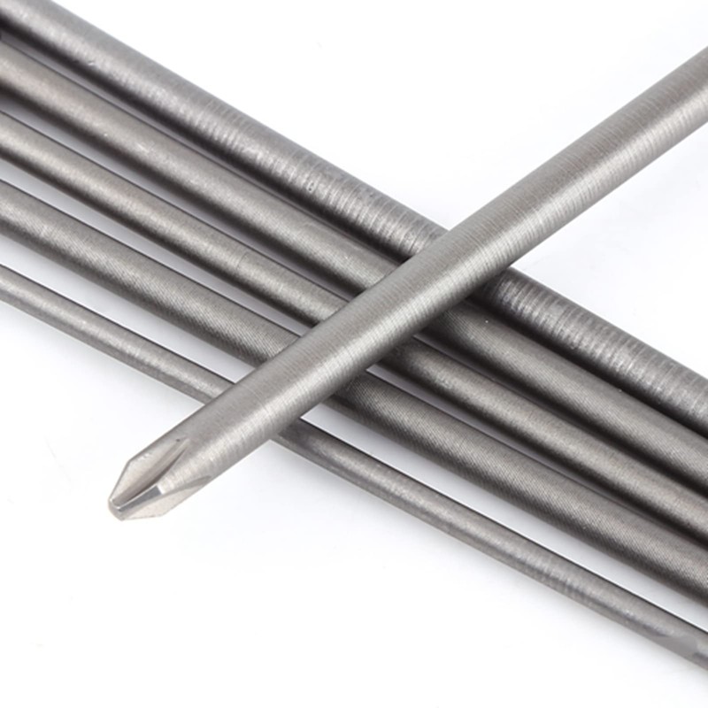 6-Piece Phillips Screwdriver Long Bits 150 mm 1/4 Inch Magnetic