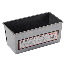 タイガークラウン ケーキ型 シルバー 95×187×86mm アルスターパウンド型1.0斤中 スチール アルミメッキ 2310