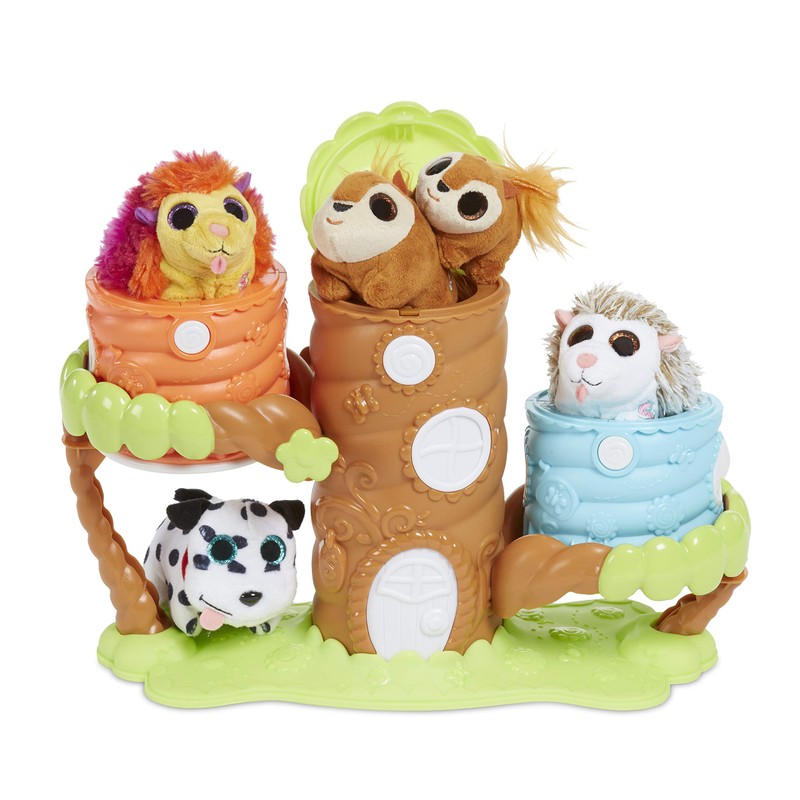 Little Tikes Springlings Surprise Poppin' Treehouse Set with Two Plush