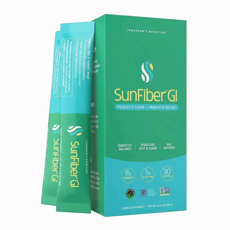 Tomorrows Nutrition Sunfiber GI - Mezcla de fibra prebiótica y