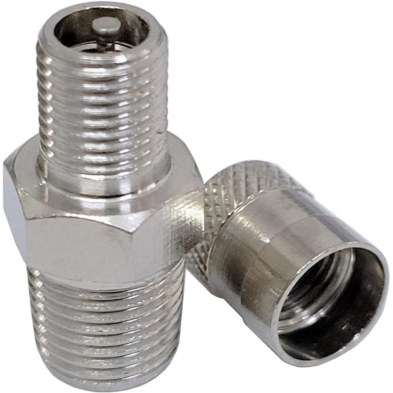 10X 1/8" BSP, BSPT, Schrader Tank Valve 25MM Wheel AIR