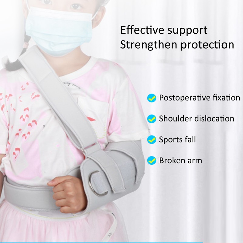 Child Arm Fracture Sling Shoulder Support Immobilizer for Broken Elbow