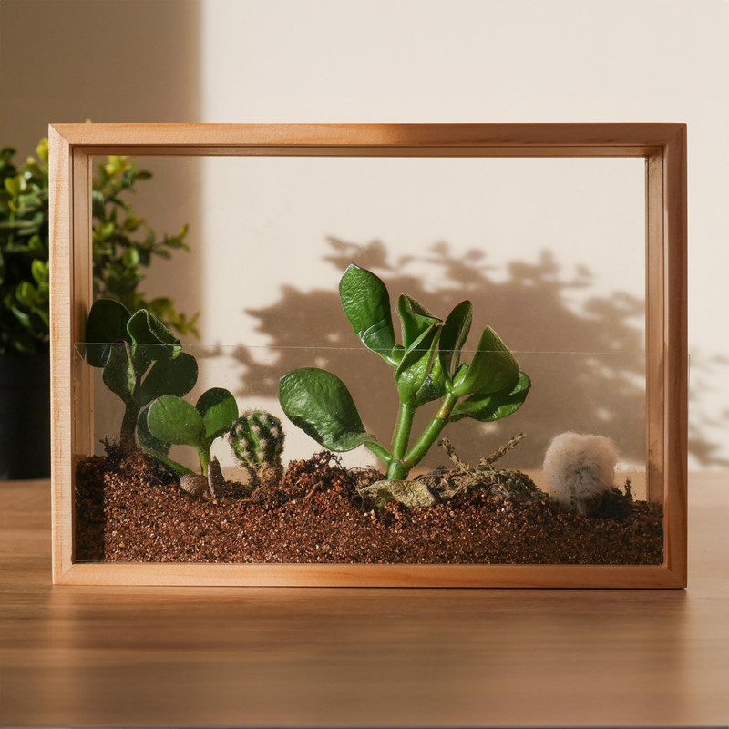 Gift Republic Vertical Indoor Planter, Pine Wood, Brown, One Size