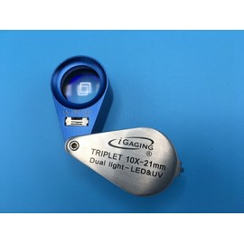 igaging Triplet 10x, 21mm Optical Loupe (LED + UV) by Igaging 36-LUV10