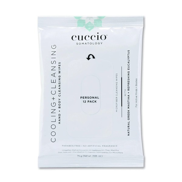 cuccio SOMATOLOGY Yogahh Cooling Plus Cleansing Wipes