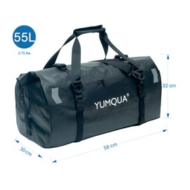YUMQUA Floating Dry Bag Waterproof Backpack 5L/10L/20L/30L/40L, Marine Roll Top Waterproof Bag for Boating, Kayaking, Swimming, Hiking, Camping, Rafting, Fishing