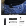 SKYOAK Ultra thin Lightweight Folding Reading Glasses Women Men TR90