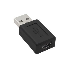 CABLEPELADO Mini USB Female to USB Male USB Female to Male Inverted USB Extender Male to Female Aluminum USB 3.1 Black