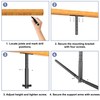 WALMANN Ceiling Kayak Storage Rack for Garage, Heavy-Duty Overhead Kayak