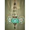 DEMMEX Turkish Moroccan Colorful Mosaic Bohemian Boho Hanging Candle Holder