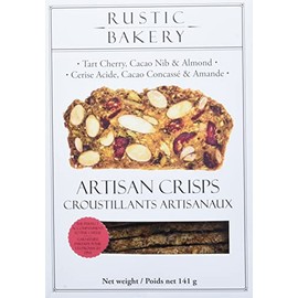 Rustic Bakery, Crisps Tart Cherry Cacao Nib Almond, 5 Ounce