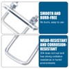 U-Bolts 4pcs Square Brackets U Bolts U-Clamp M8 Bolts U-Bolts