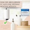 Mondoase® Kitchen Roll Holder 2.0 [No Drilling] + One-Handed Tear