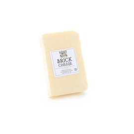 Silver & Lewis Wisconsin Brick Cheese 4-Pack | (4) 8 oz Pieces | Mild & Creamy Traditional Brick Cheese - Perfect for Melting, Snacking & Detroit-Style Pizzas