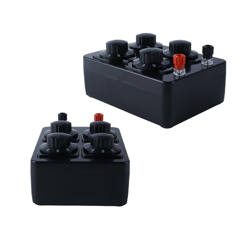Hoite Simple Resistance Box Precision Variable Decade Resistor Teaching Instrument