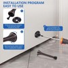 KISEER 12 Pack Spring Door Stops 3 1/4 Inch Flexible