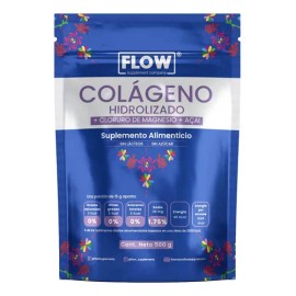 Colgeno Hidrolizado Cloruro De Magnesio 500 Grs Flow Sabor Aa                                                                                         