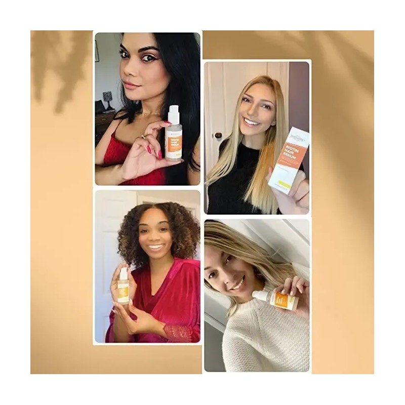 Suero Para Crecimiento Del Cabello Esencia Naranja Pureauty