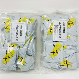 Shirasu Senbei Shirasu Karasen 2 Bags (70 g per bag) [Original Kamaage] A light shirasu rice cracker made with Japanese whitebait