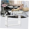 iplusmile 1set Test Tube Rack Holder Detachable Transparent Stand for