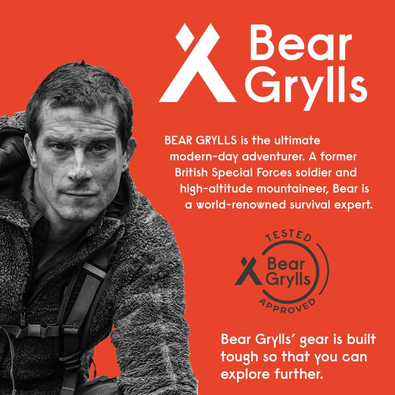 Bear Grylls Axe Multitool Hammer - with Knife, Bottle Opener,