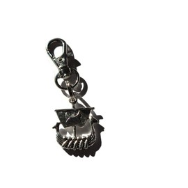 VIKING SHIP charm bag clip keyring gift, love vikings book lover TV fandom history teacher historian birthday Xmas present favors