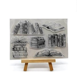 Lily Craft Linda Craft 1pc Book Collection Clear Stamps for Card Making Decoration and DIY Scrapbooking