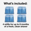 Braun Clean & Renew Refill Cartridges CCR, Replacement Shaver Cleaner
