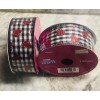 Valentines Valentine’s Crafts Red Hearts On White Satin Ribbon:1.5 Inch/10yd(1