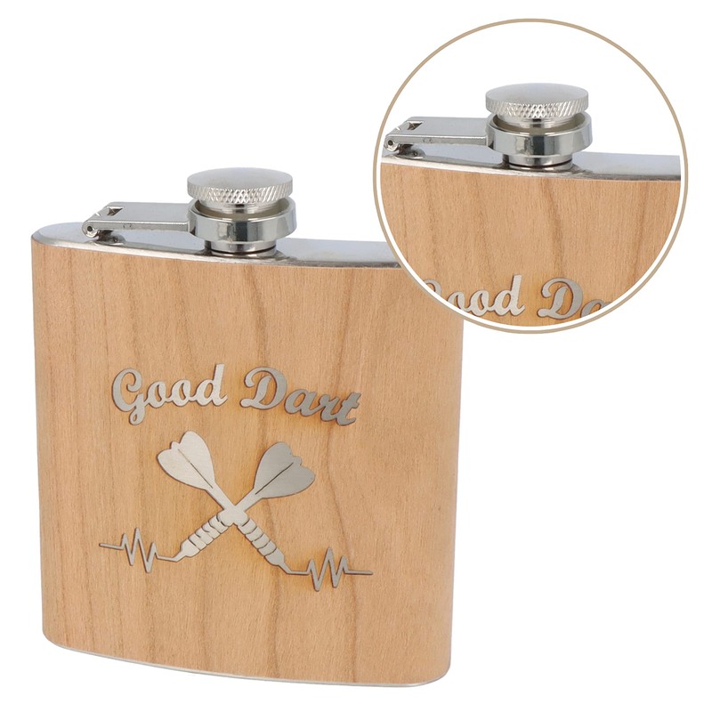 Saying Hoop Premium Quality 100% Emotional Stainless Steel Hip Flask